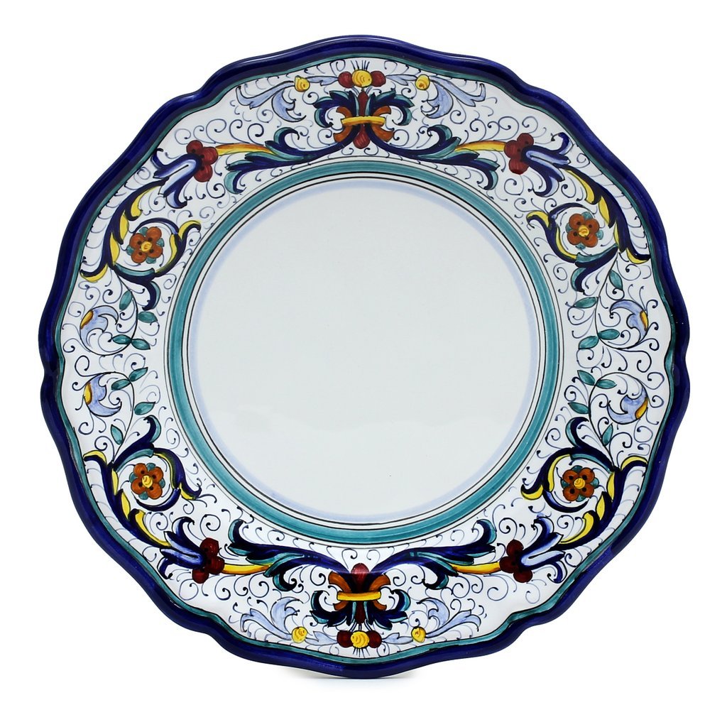 VECCHIA DERUTA: Dinner plate - DERUTA OF ITALY