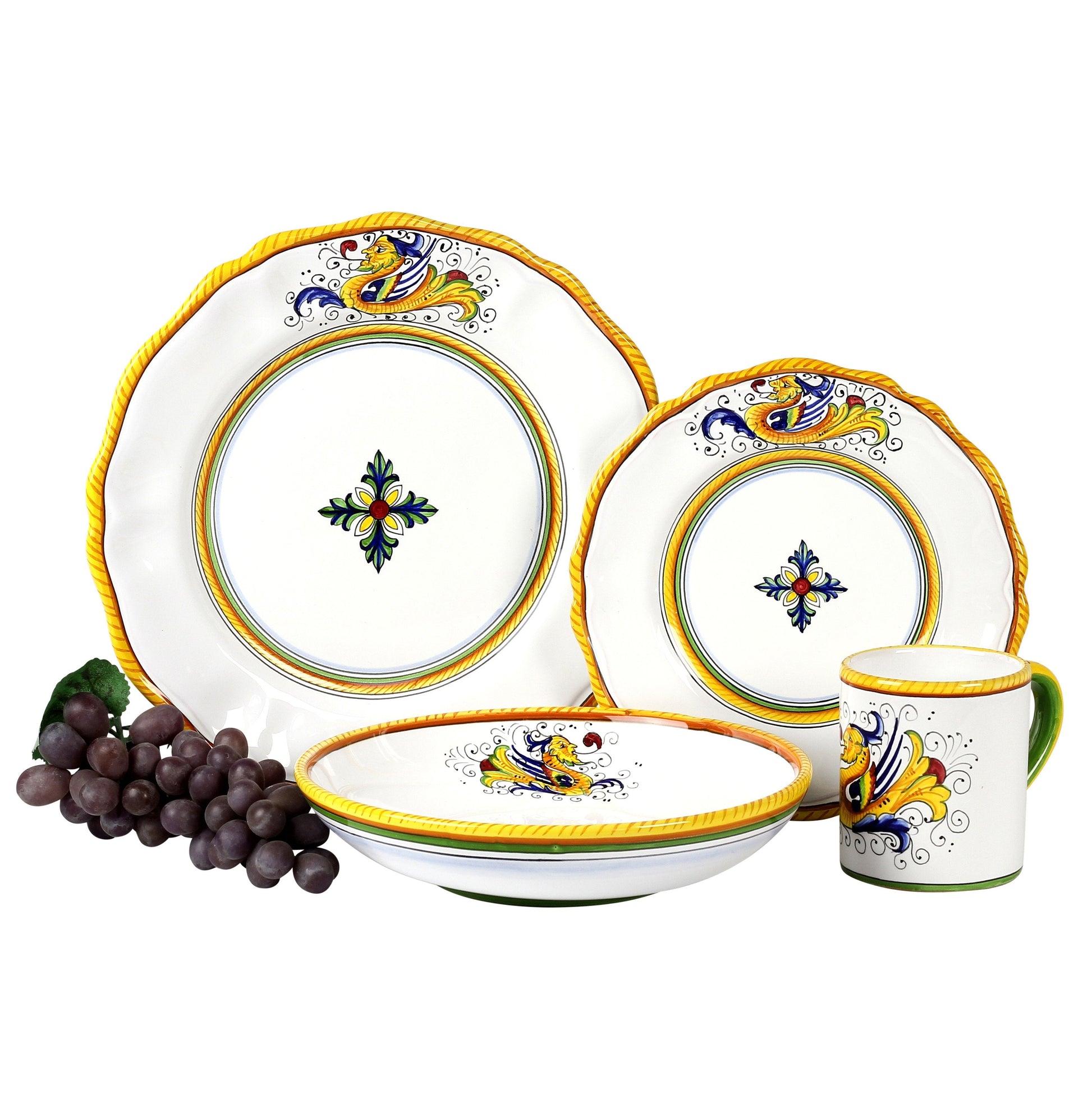 RAFFAELLESCO LITE: Salad Plate - DERUTA OF ITALY