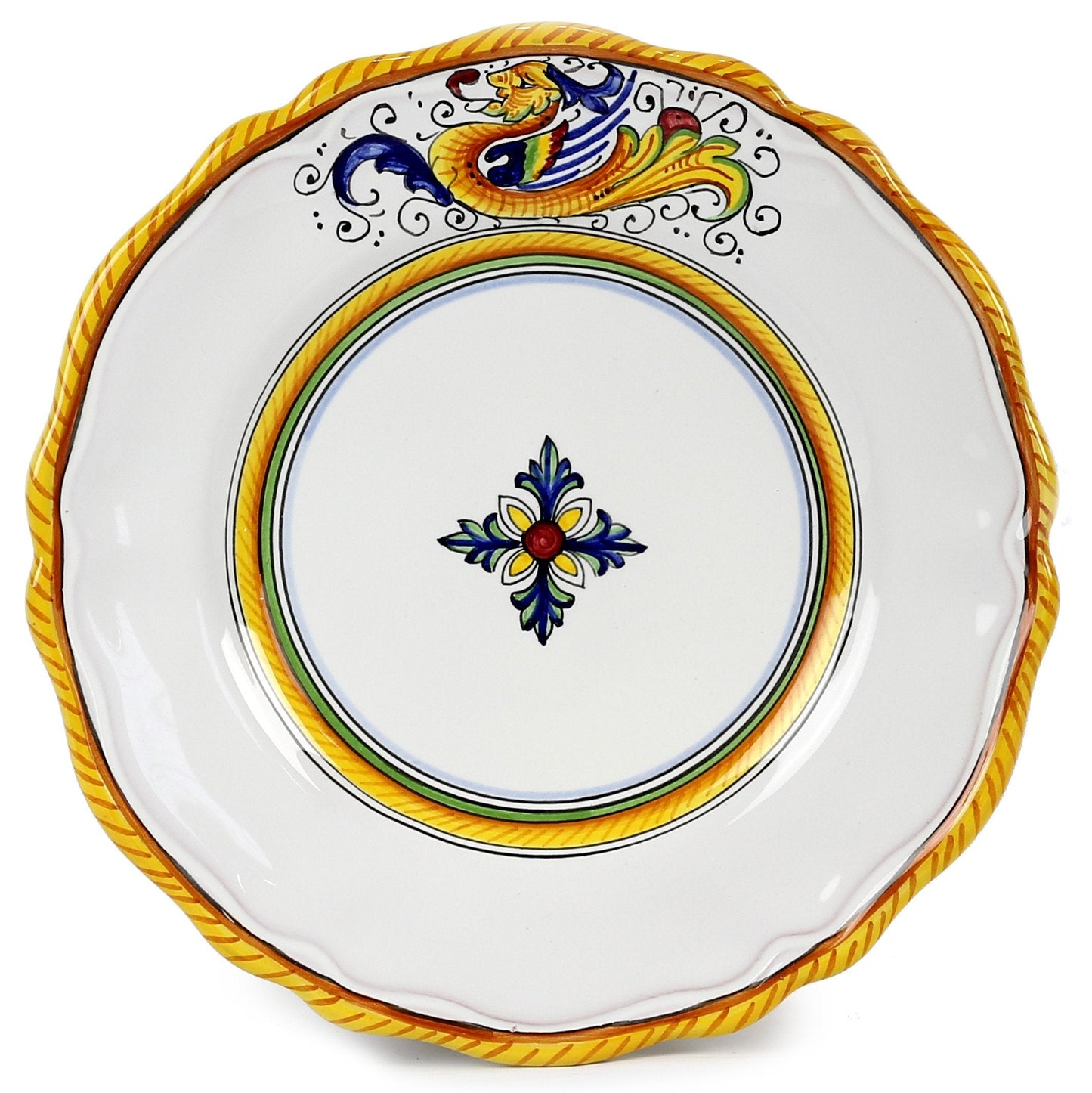 RAFFAELLESCO LITE: Dinner Plate - DERUTA OF ITALY