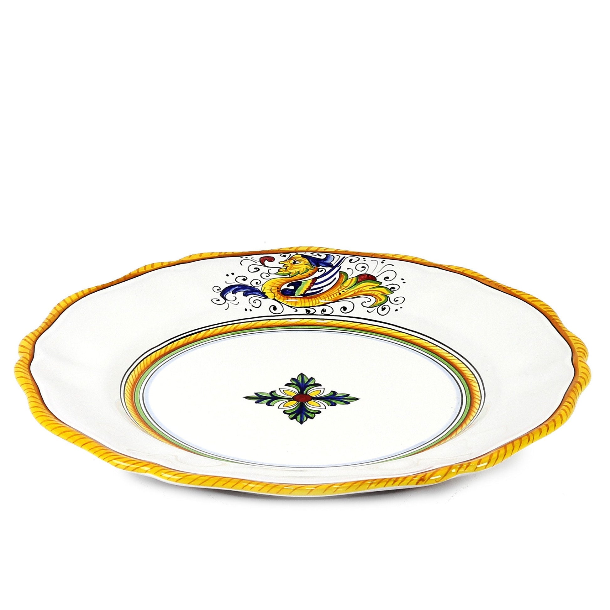 RAFFAELLESCO LITE: Dinner Plate - DERUTA OF ITALY