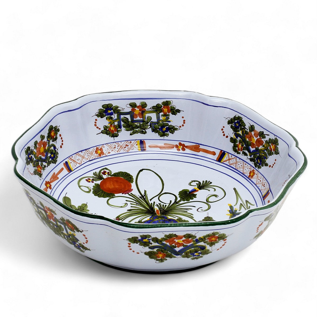 FAENZA-CARNATION: Serving pasta bowl (Large)