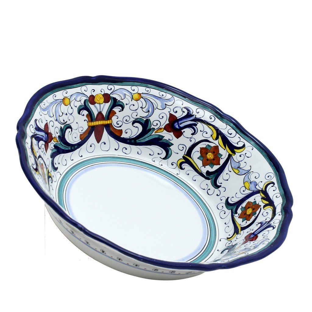 VECCHIA DERUTA: Serving pasta bowl (Large) - DERUTA OF ITALY