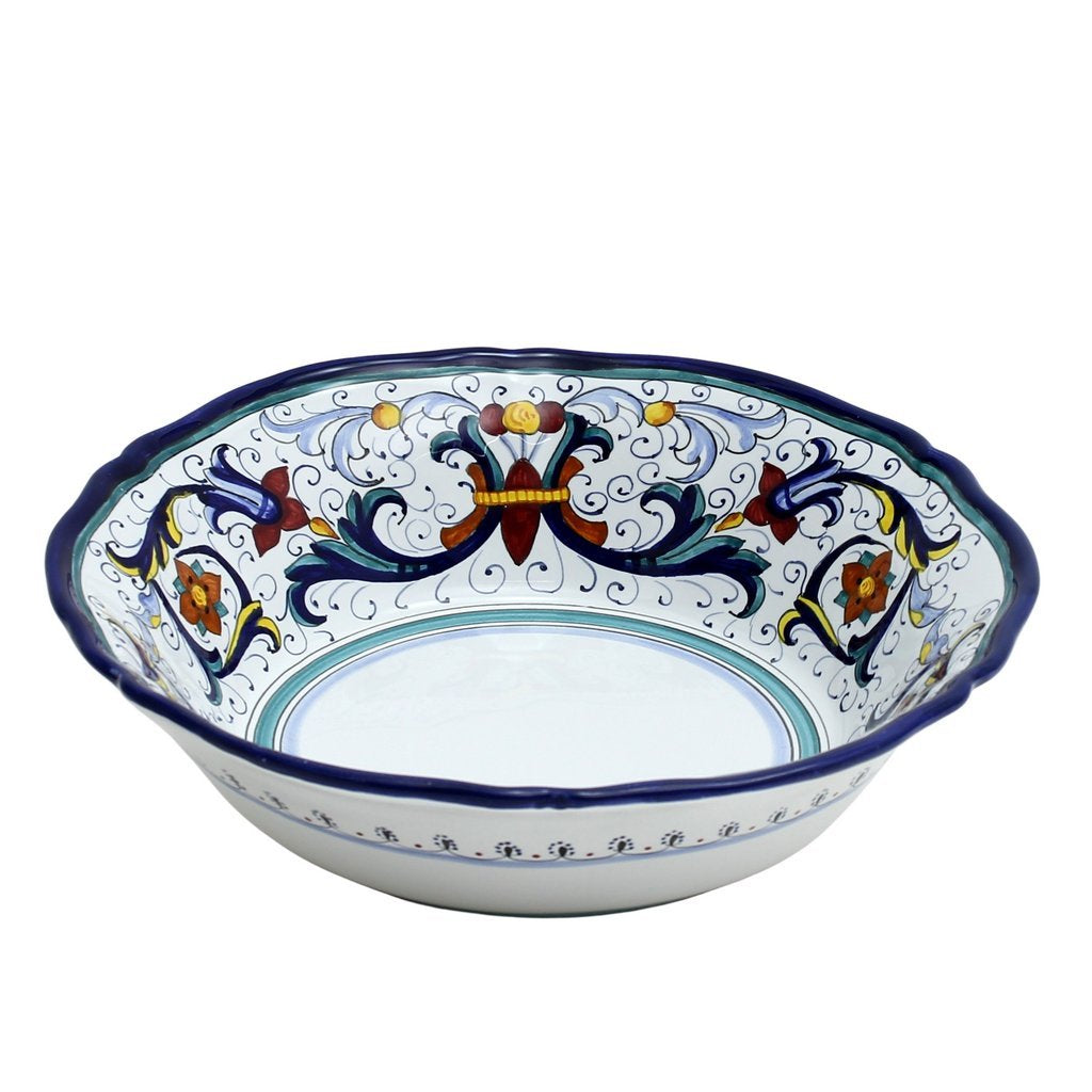 VECCHIA DERUTA: Serving pasta bowl (Large) - DERUTA OF ITALY