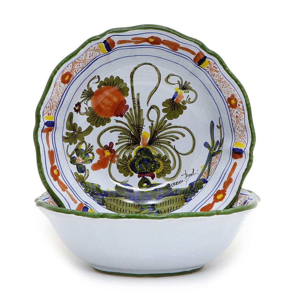 FAENZA: Cereal/Salad Bowl - DERUTA OF ITALY