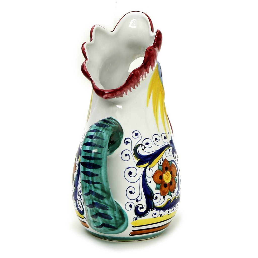 RICCO DERUTA: Rooster of Fortune multi use pitcher - DERUTA OF ITALY