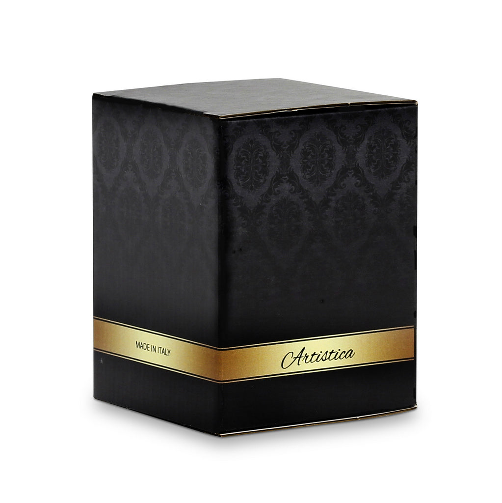 DERUTA CANDLES: Deluxe Precious Concave Candle RAFFAELLESCO DELUXE Design - DERUTA OF ITALY