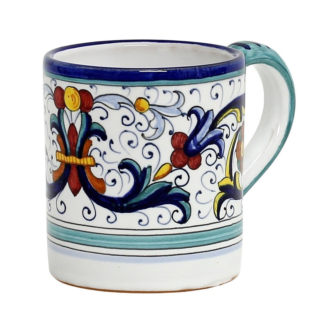 VECCHIA DERUTA: Straight Mug (10 Oz) - DERUTA OF ITALY