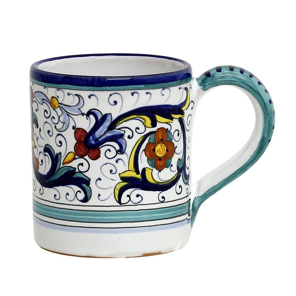 VECCHIA DERUTA: Straight Mug (10 Oz) - DERUTA OF ITALY