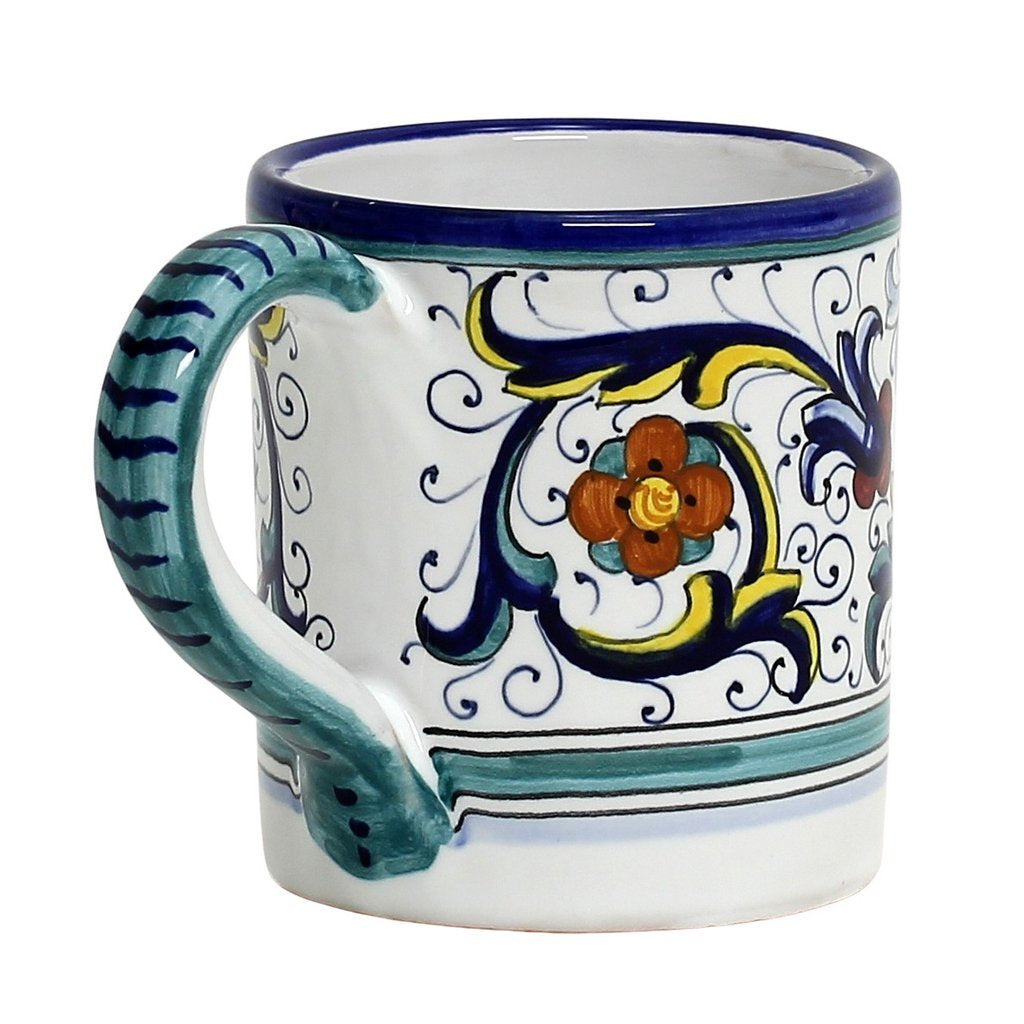 VECCHIA DERUTA: Straight Mug (10 Oz) - DERUTA OF ITALY