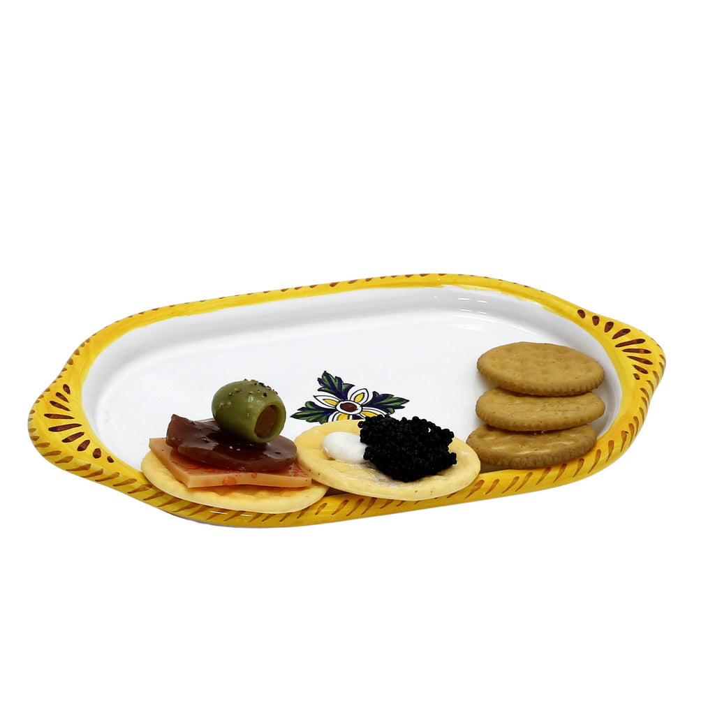 RAFFAELLESCO DELUXE: Oval/Oblong Small Tray - Artistica.com