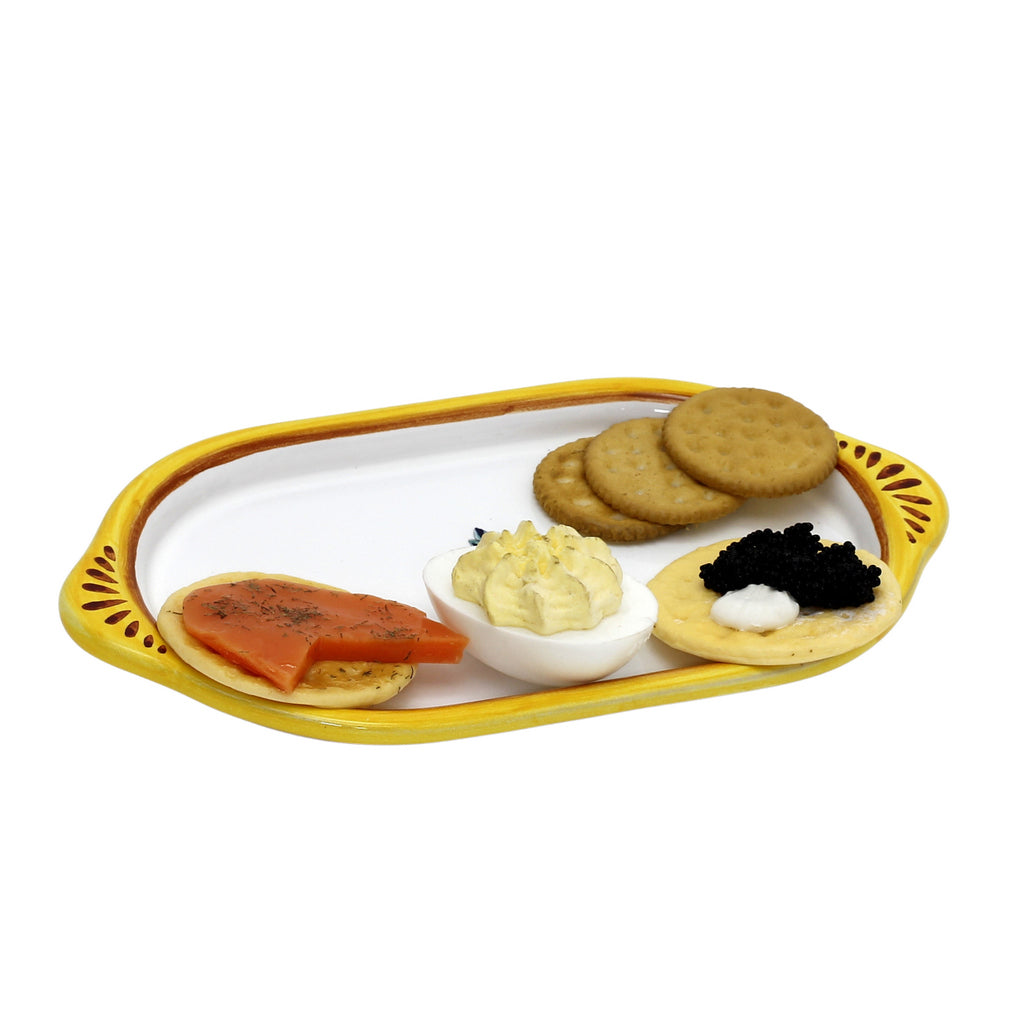 RICCO DERUTA DELUXE: Oval/Oblong Small Tray - Artistica.com