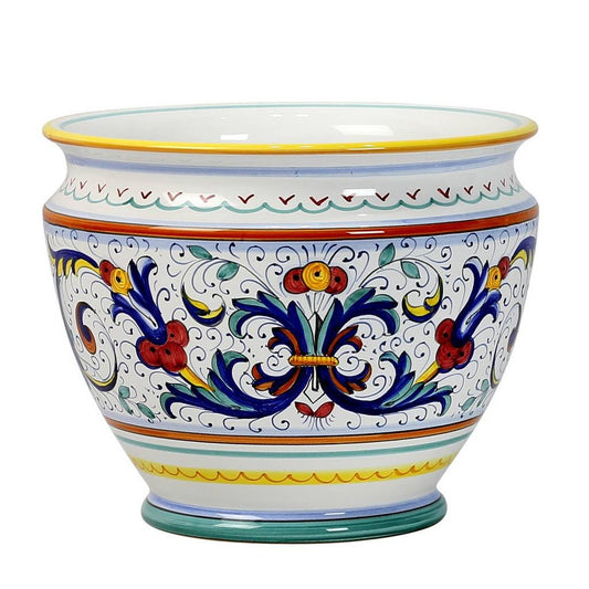 RICCO DERUTA: Luxury Cachepot Planter MED - DERUTA OF ITALY