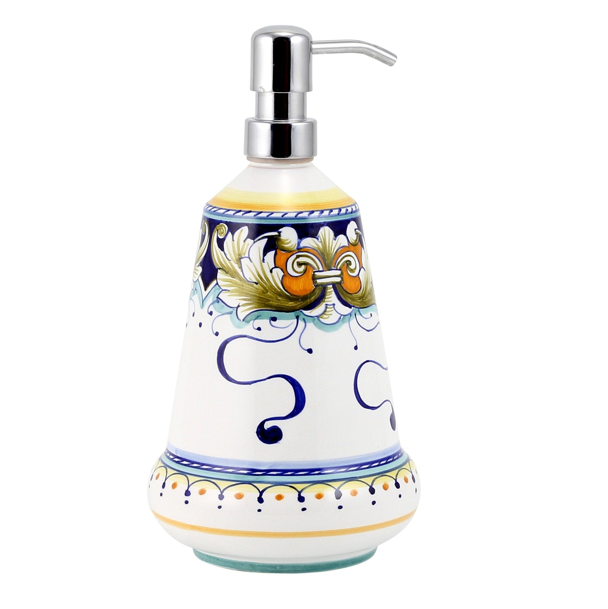 DERUTA FOGLIE: Liquid Soap Lotion Dispenser (Large 26 OZ) - DERUTA OF ITALY