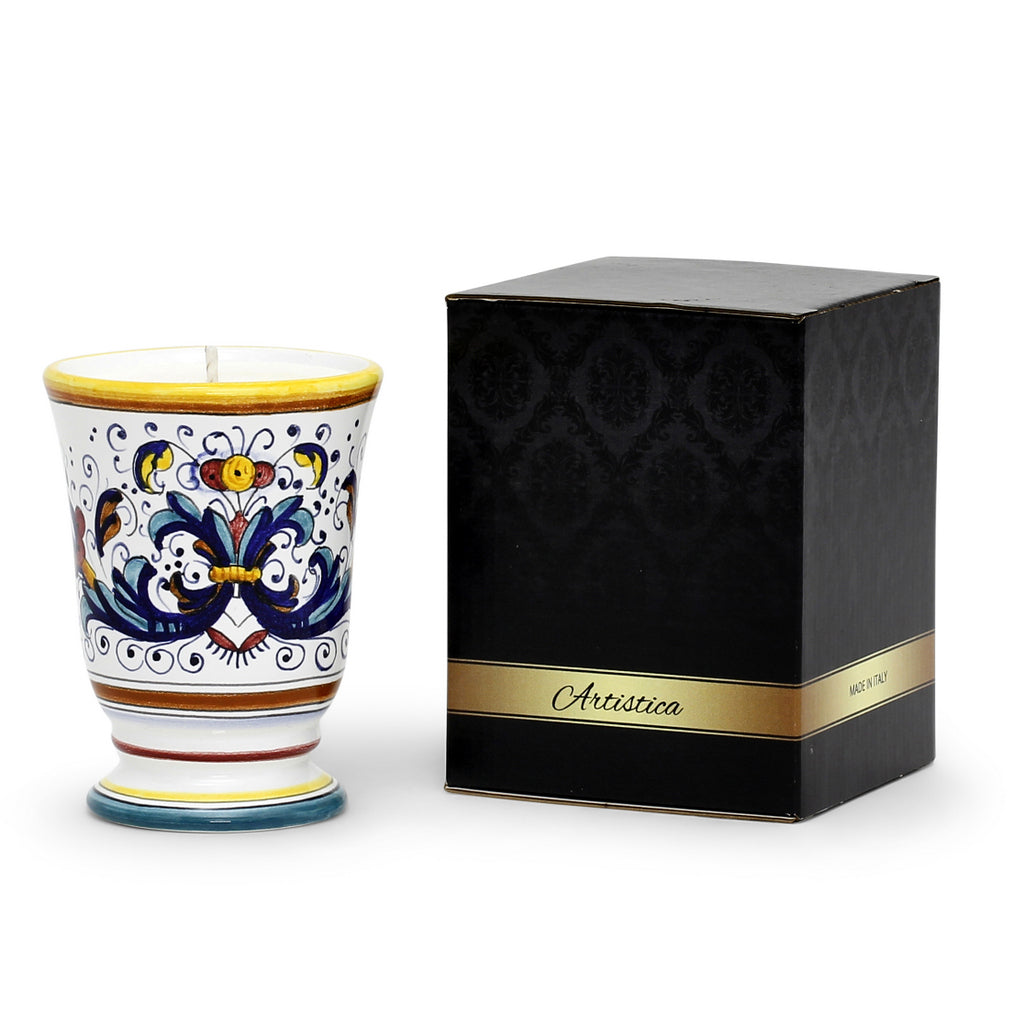 RICCO DERUTA: Bell Cup Candle - DERUTA OF ITALY