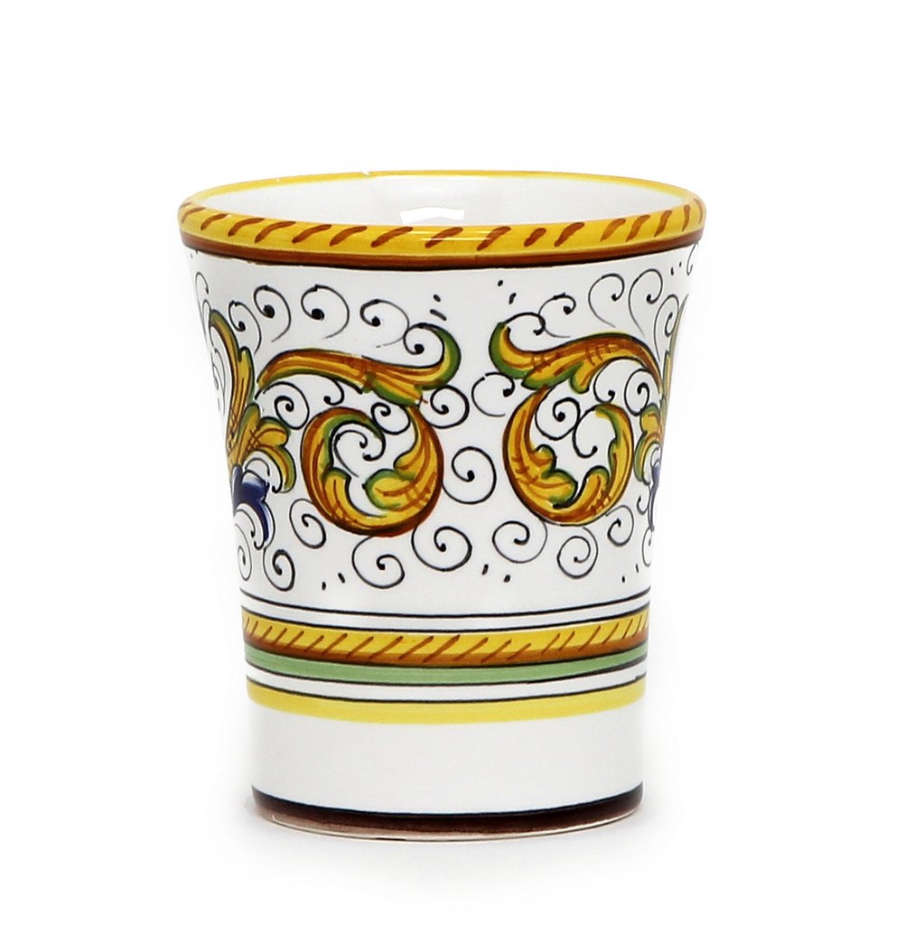 RAFFAELLESCO DELUXE: Flared Drinking Cup Mug (12 Oz) - DERUTA OF ITALY