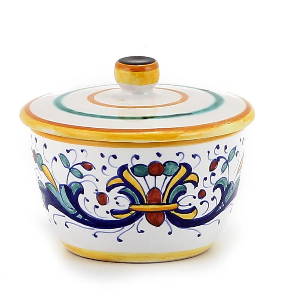 RICCO DERUTA: Jar Candle with lid - DERUTA OF ITALY