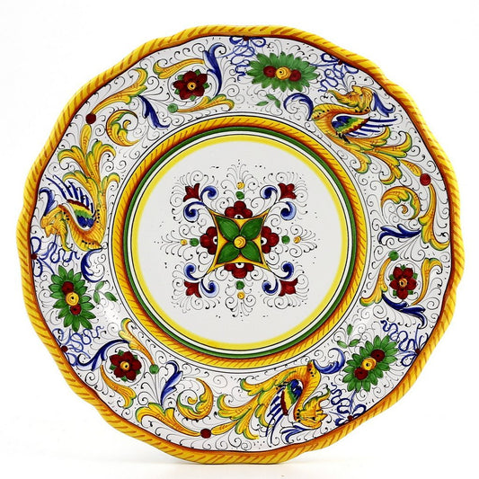 RAFFAELLESCO: Dinner Plate - DERUTA OF ITALY