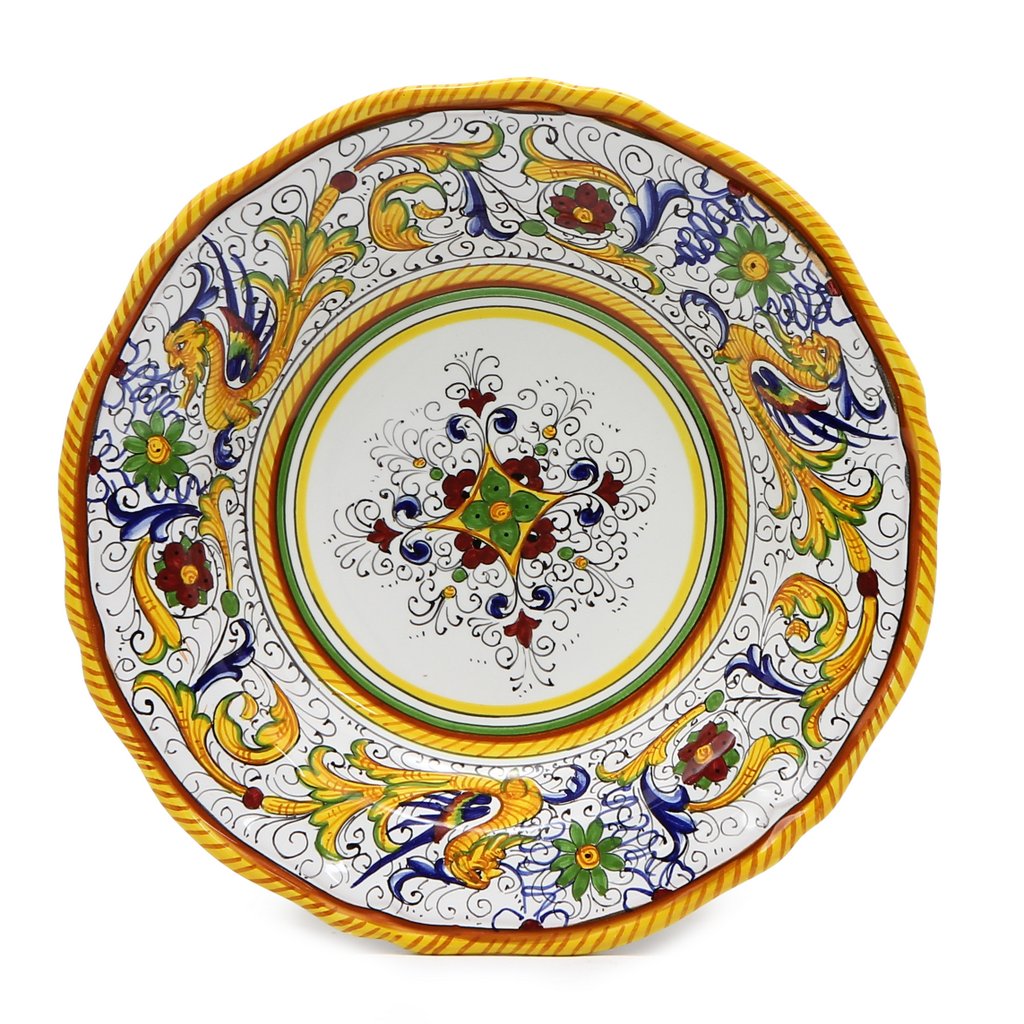 RAFFAELLESCO: Rim Pasta Soup plate - DERUTA OF ITALY