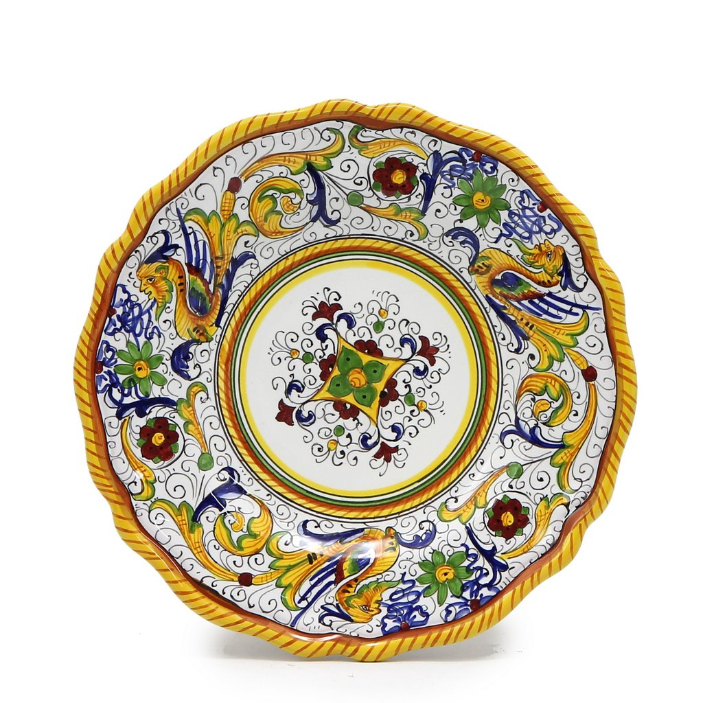 RAFFAELLESCO: Salad Plate - DERUTA OF ITALY