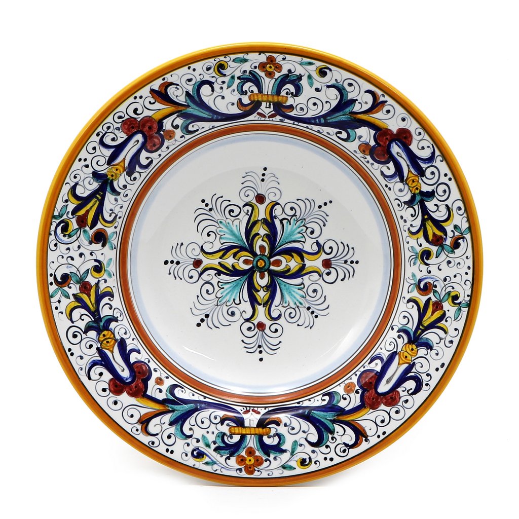 RICCO DERUTA: Rim Pasta Soup plate - DERUTA OF ITALY