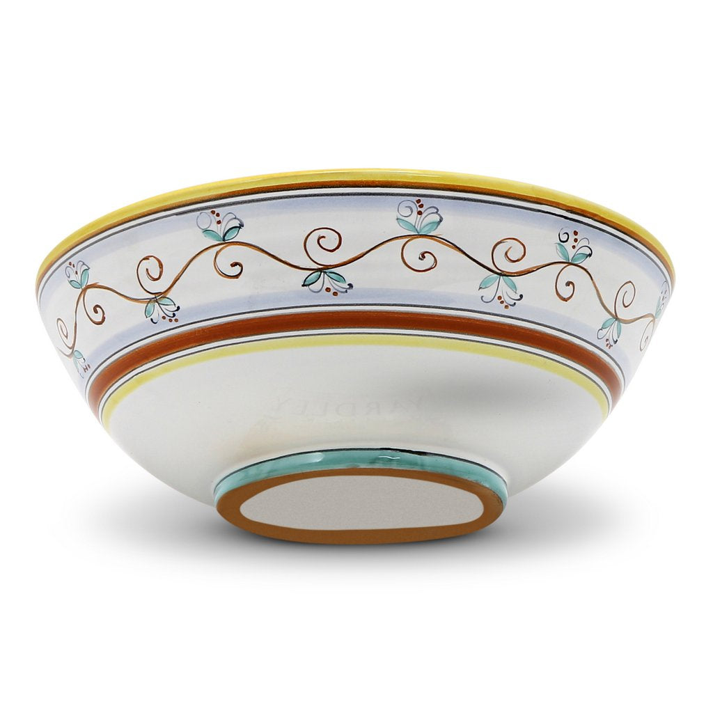 RICCO DERUTA: Salad Bowl (Medium) 10" - DERUTA OF ITALY