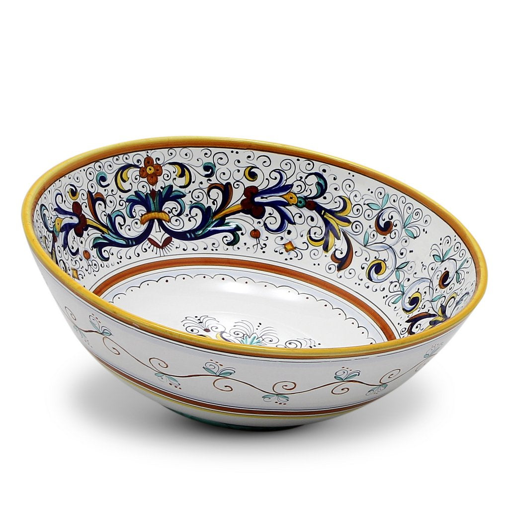 RICCO DERUTA: Serving pasta bowl (Large) - DERUTA OF ITALY