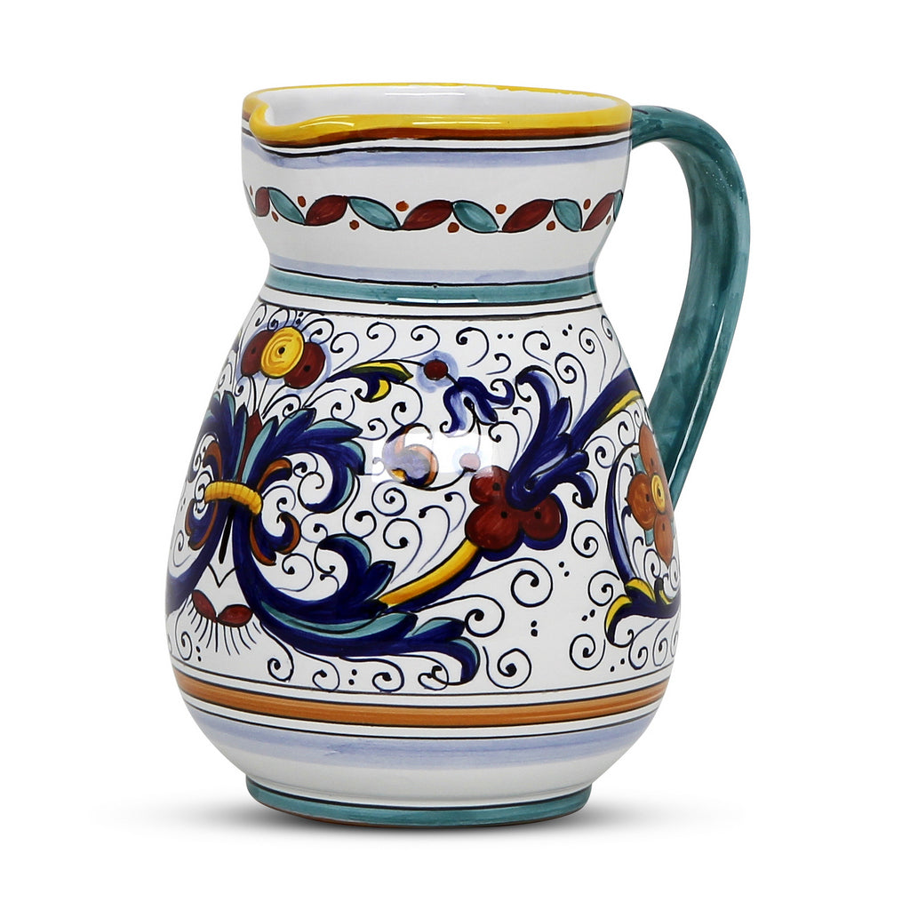 RICCO DERUTA: Pitcher (2 Liters/64 Oz/ 8 Cups) - DERUTA OF ITALY