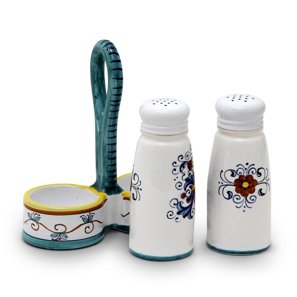 RICCO DERUTA: Salt and Pepper Cruet - DERUTA OF ITALY