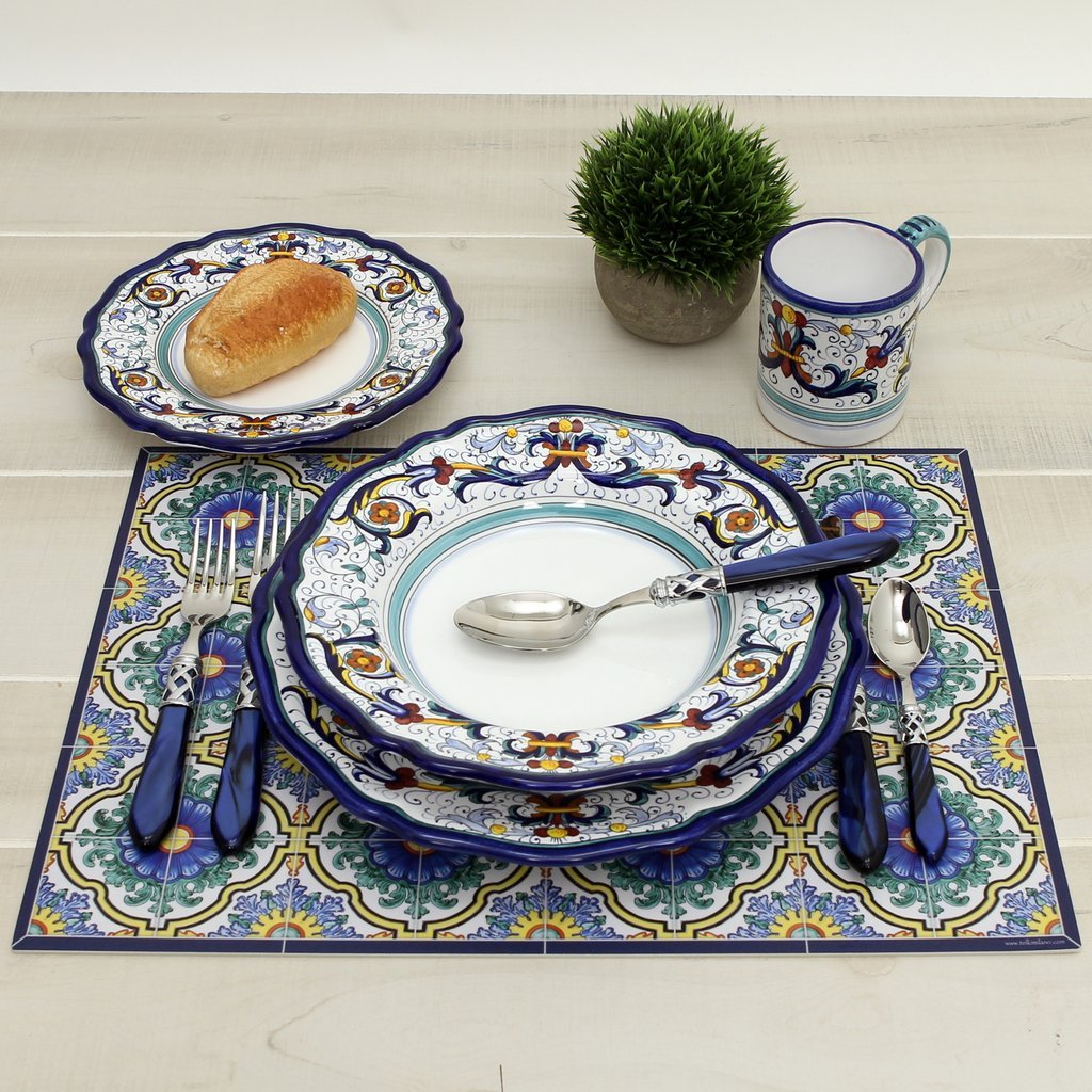 VECCHIA DERUTA: Charger Buffet Platter - DERUTA OF ITALY