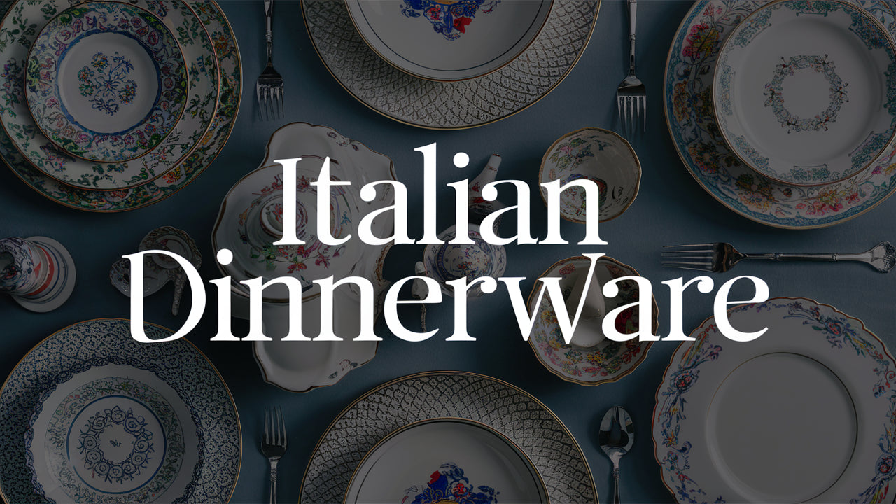 ceramic dinnerware from deruta italy tuscany